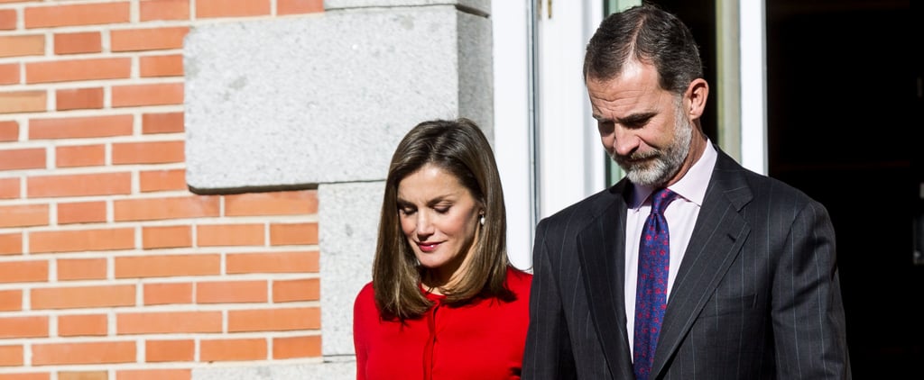 Queen Letizia Hugo Boss Plaid Skirt