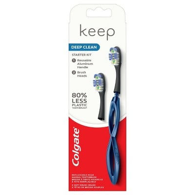 Colgate Keep Manual Toothbrush Deep Clean Starter Kit