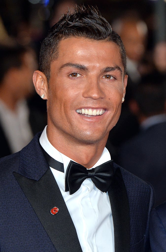 Cristiano Ronaldo and His Son at the Premiere of Ronaldo