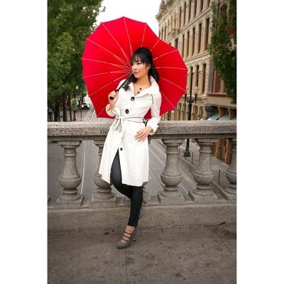 ShedRain Heart Shaped Stick Umbrella