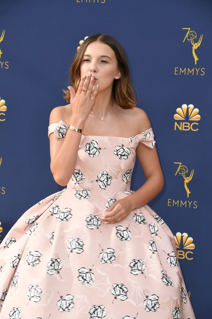 Millie Bobby Brown's Calvin Klein Dress at the 2018 Emmys | POPSUGAR Fashion