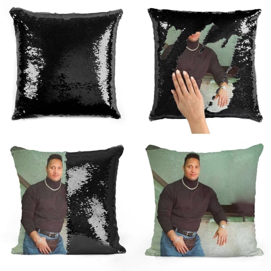 Dwayne Johnson Sequin Pillows