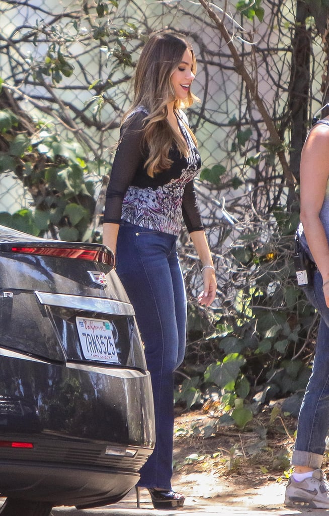 Sofia Vergara Wearing Jeans August 2016