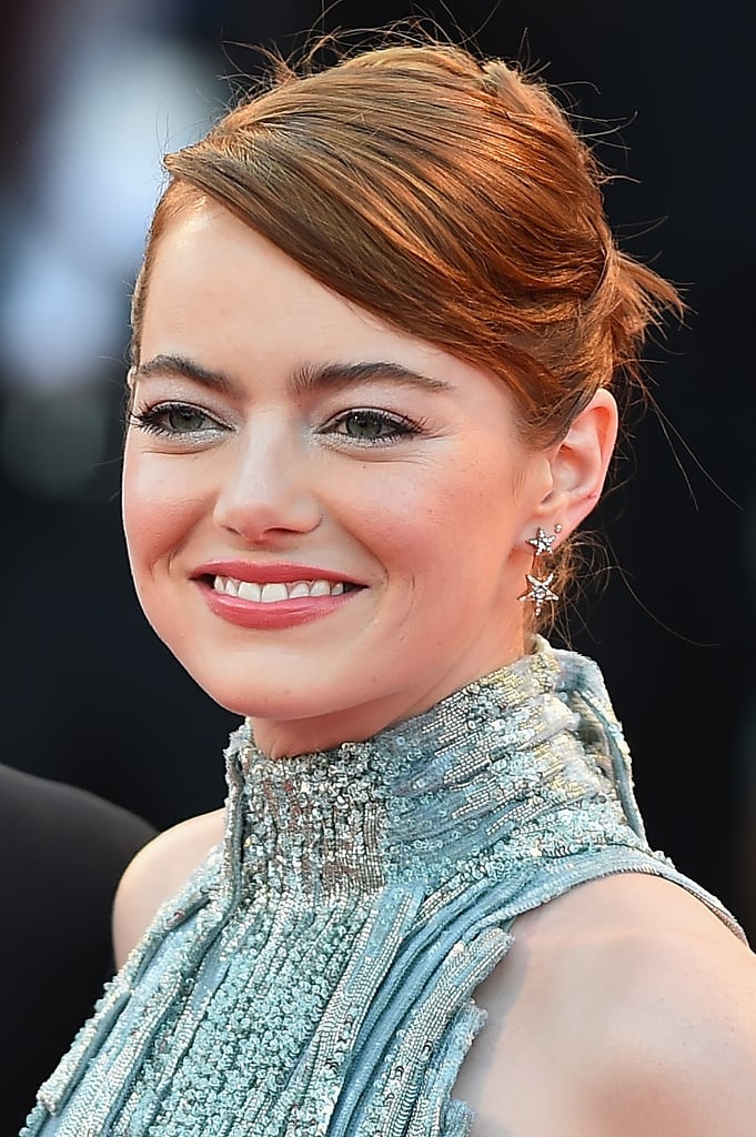 Emma Stone Versace Dress at Venice Film Festival 2016
