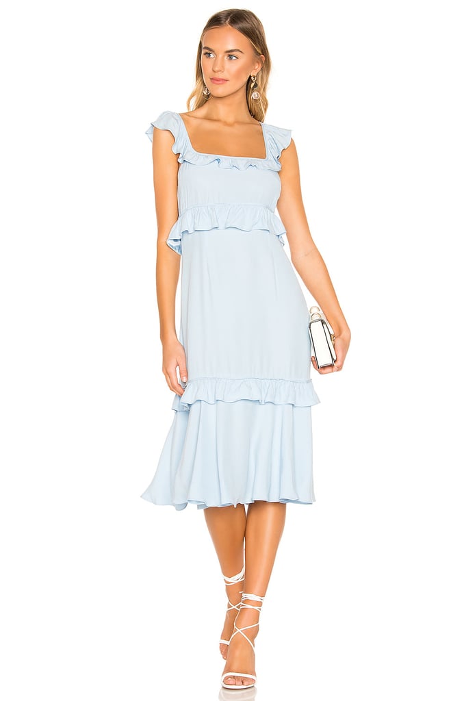 Saylor Maxine Dress in Ice Blue | Best Travel Dresses | POPSUGAR