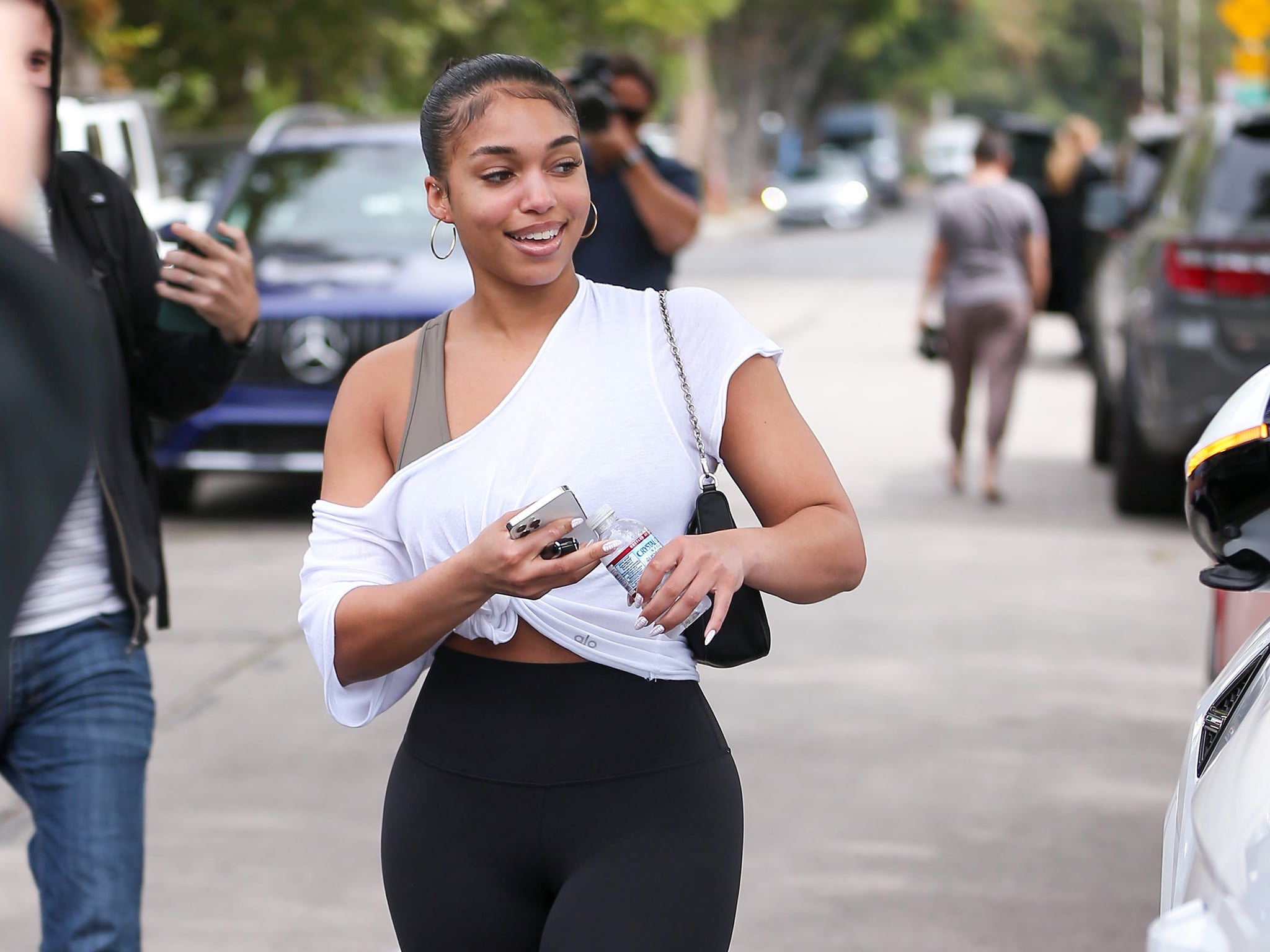 LOS ANGELES, CA - MAY 14: Lori Harvey is seen on May 14, 2021 in Los Angeles, California.  (Photo by Bellocqimages/Bauer-Griffin/GC Images)