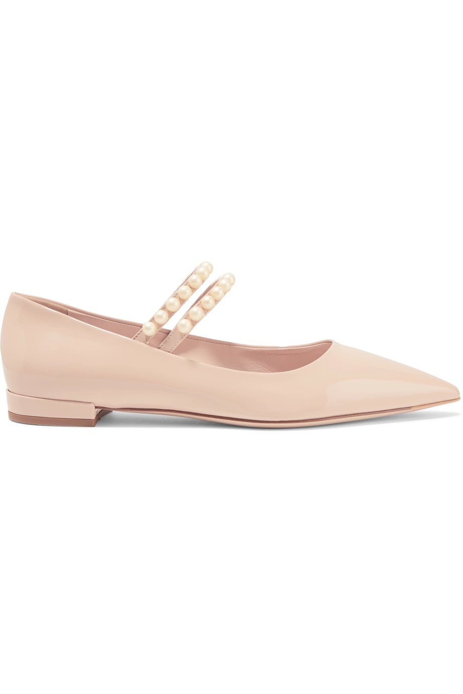 miu miu patent leather flats