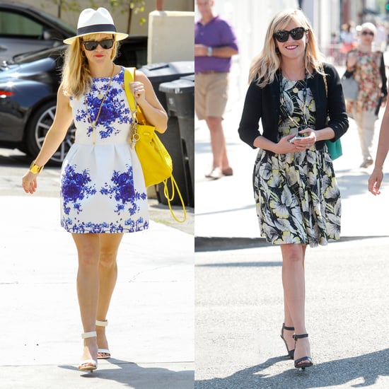 Reese Witherspoon's Floral Dress Street Style
