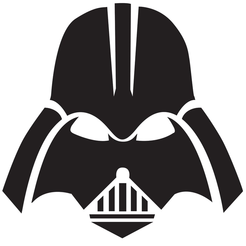 Star Wars Pumpkin Stencils: Darth Vader Mask