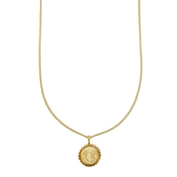 Monbouquette Jewelry Vermeil Helix Necklace