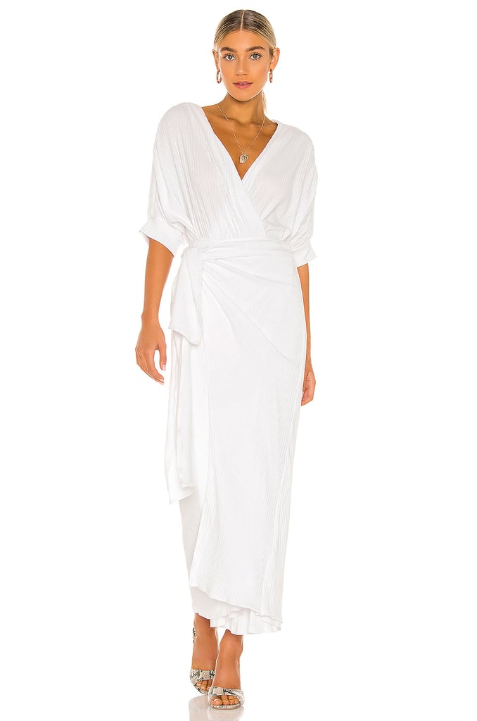 Callahan Sami Rib Maxi Dress in White