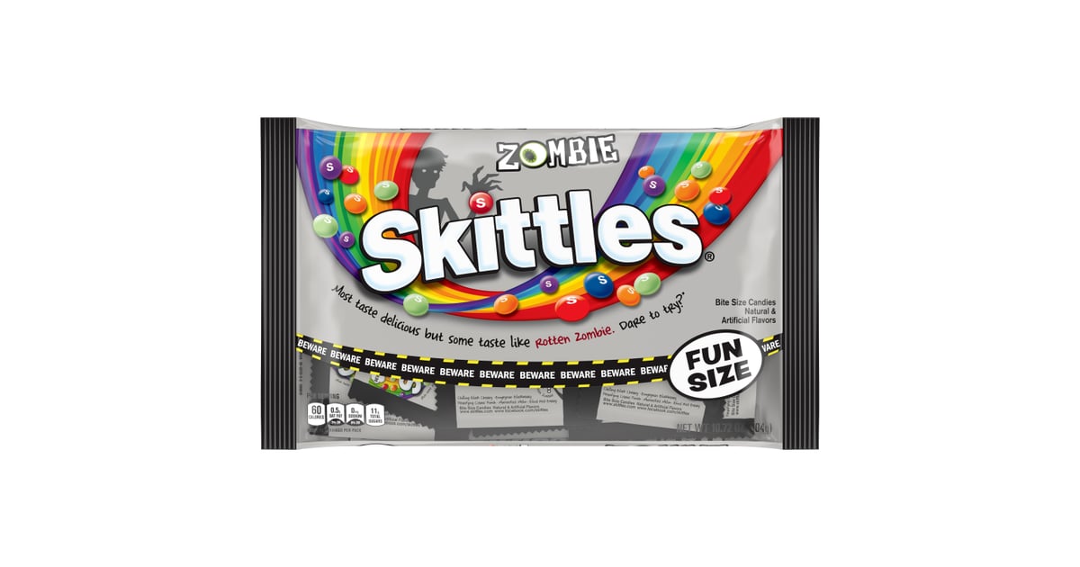 Skittles Halloween Zombie Mix Fun Size Candy Rotten Zombie Skittles
