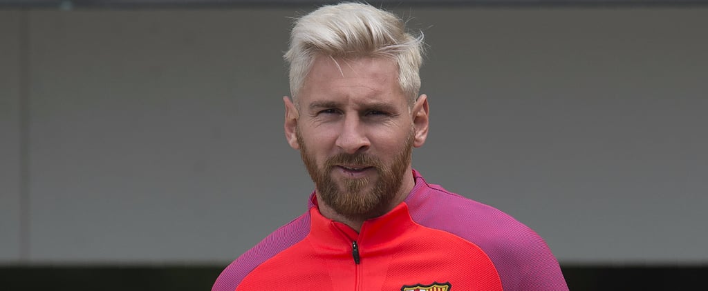 Lionel Messi's Blond Hair July 2016