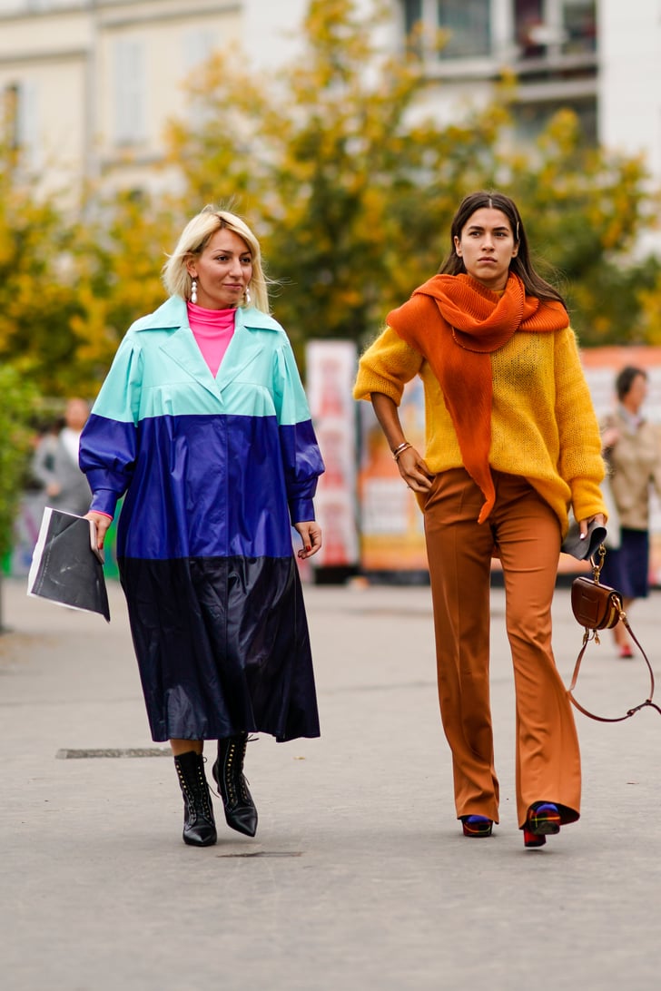 Mix Your Yellows and Oranges How to Wear a Scarf Outfit Ideas POPSUGAR Fashion Photo 22