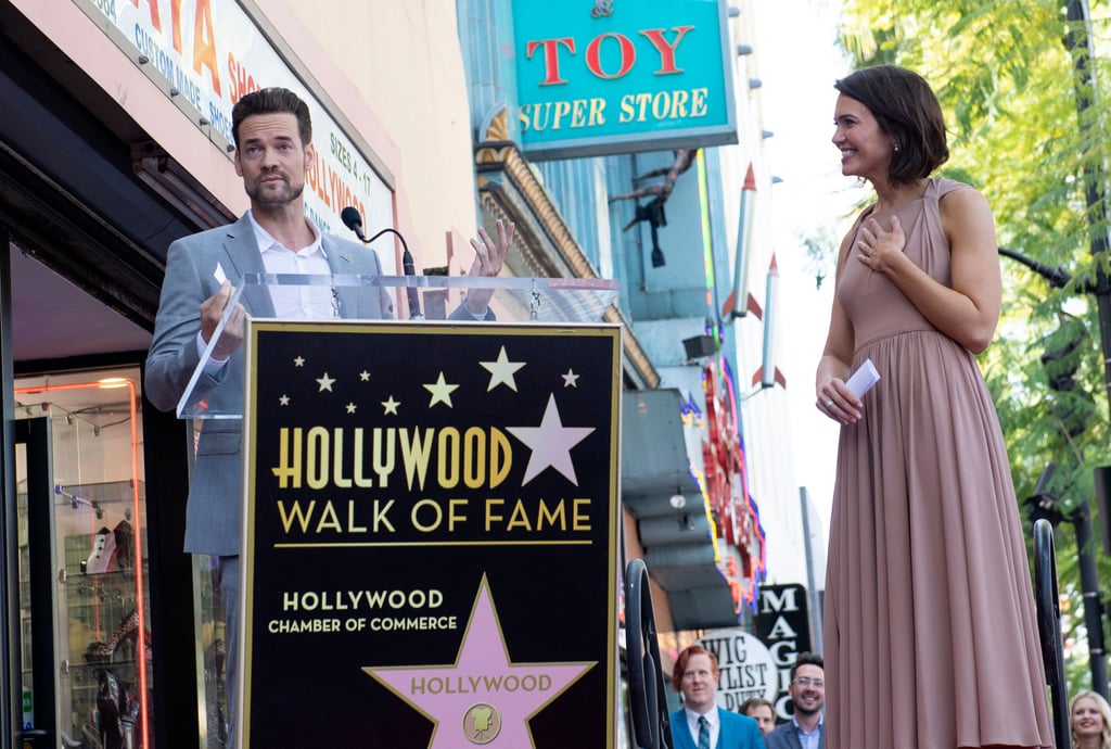 Mandy Moore and Shane West at Walk of Fame Ceremony 2019