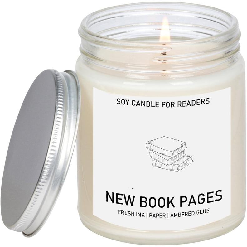 ChiCandle New Book Pages Literary Soy Candle