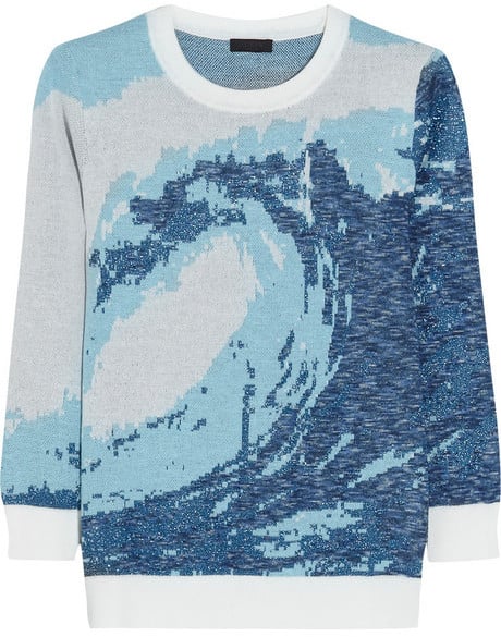 J.Crew Wave-Intarsia Sweater