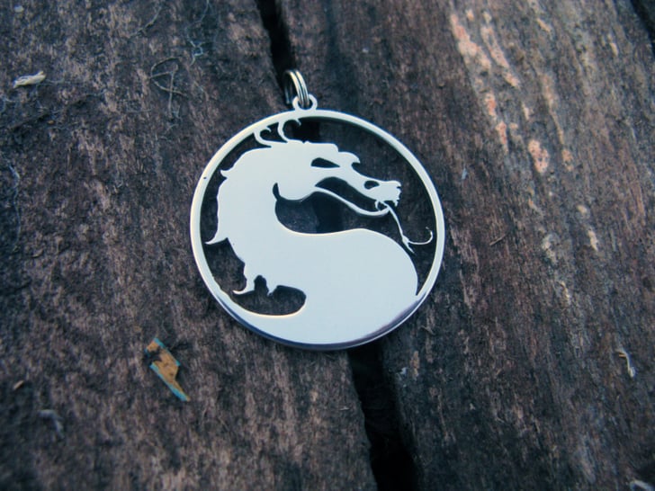 Silver Mortal Kombat Necklace (17) Video Game Inspired Jewelry