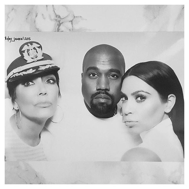 Kardashians at James Harden's Birthday Party August 2015