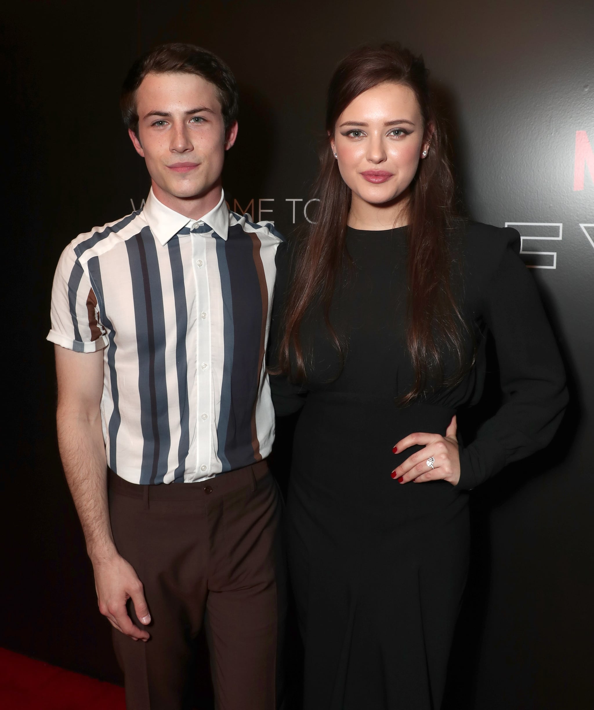 Dylan Minnette And Katherine Langford At Fyc Event June 2017 Popsugar Celebrity