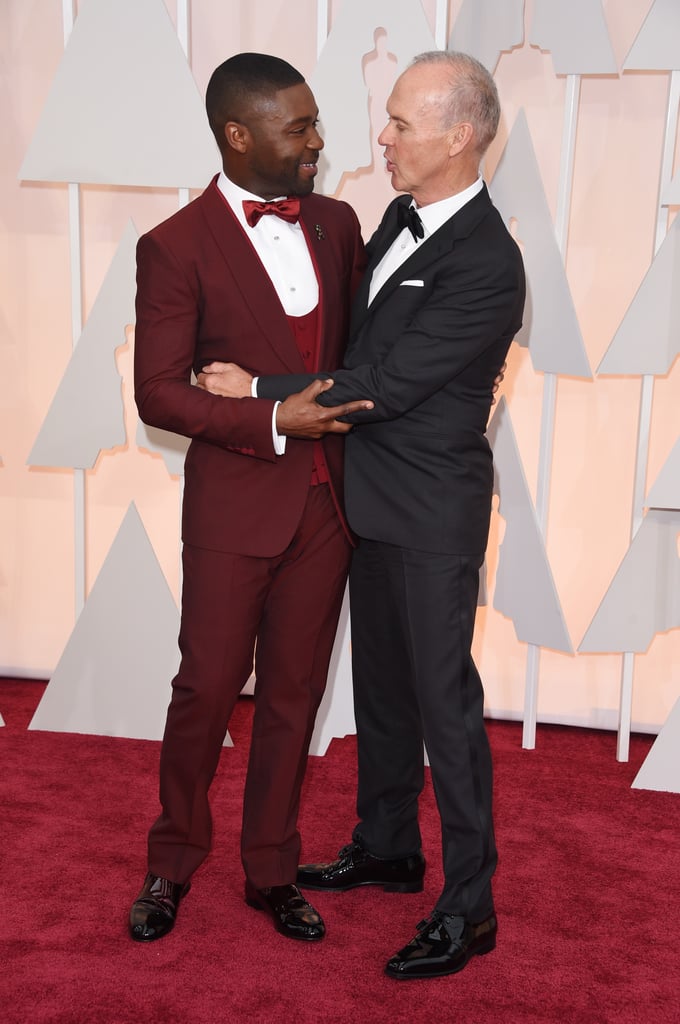 David Oyelowo and Michael Keaton at the Oscars 2015 | Photos