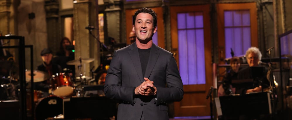 Miles Teller Shows Home Video During SNL Monologue