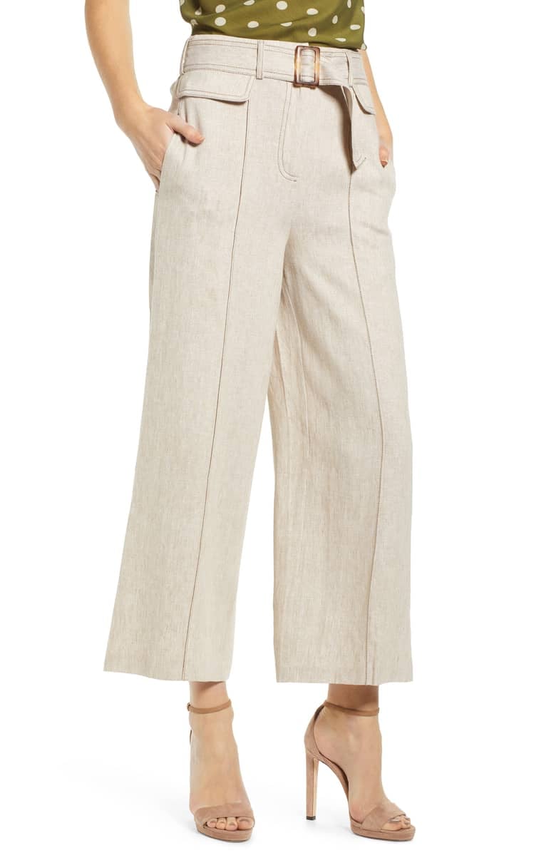 Chriselle Lim Toulouse Wide Leg Crop Trousers