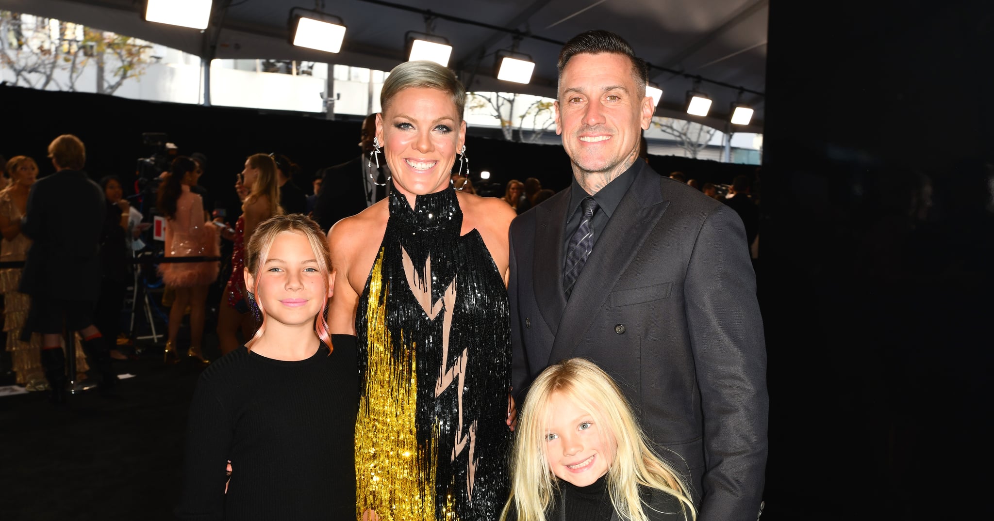 Pink Shines Alongside Her Family at the American Music Awards