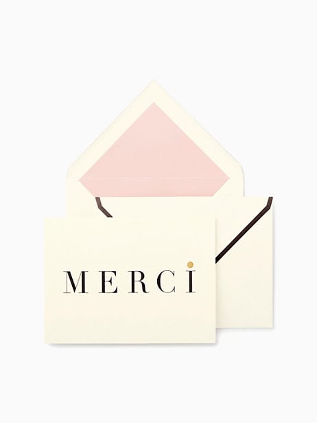 Kate Spade Merci Thank-You Card Set