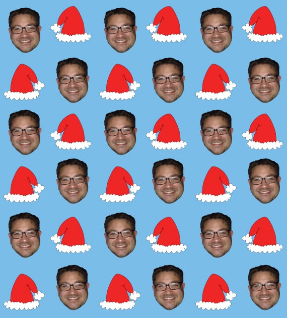 Put Your Face on Wrapping Paper POPSUGAR Family