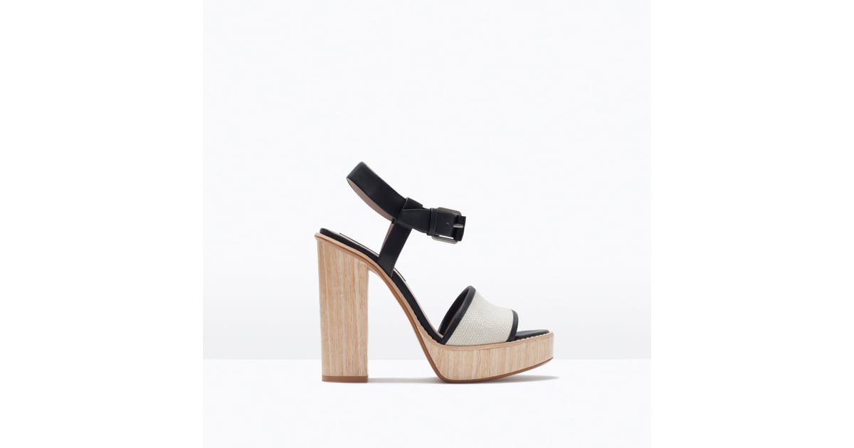 Zara High Heel Platform Sandals ($100) | Spring Shoe Trends 2015 ...