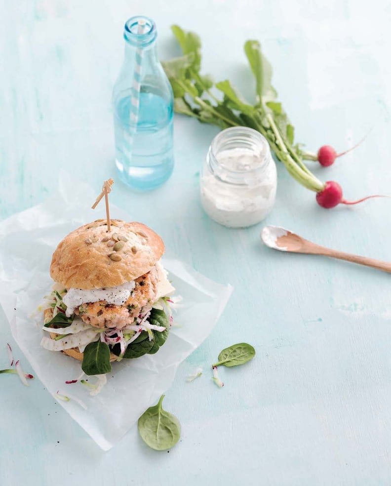 Kayla Itsines's Salmon Burger