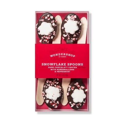Chocolate Dipped Spoons With Marshmallows