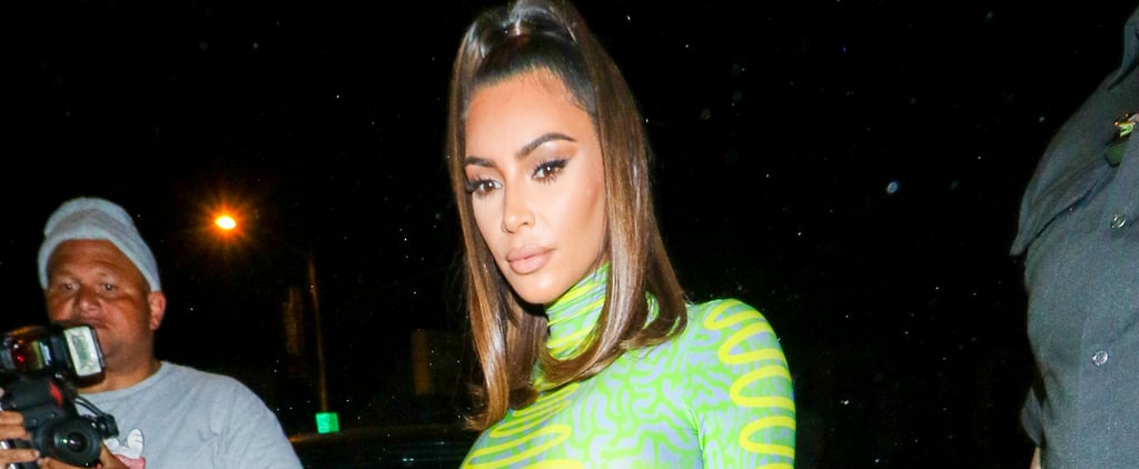 Picture Kim Kardashian in Dresses That Look Like Gymnastics Costumes — It's Happening