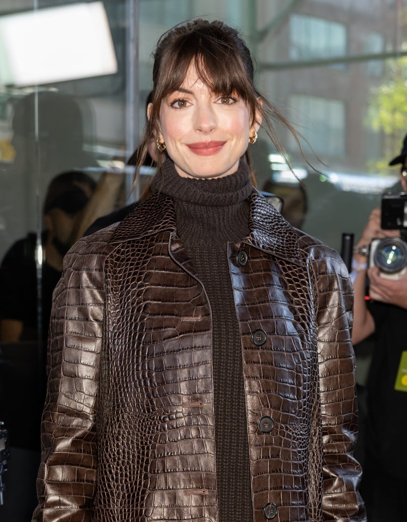 Anne Hathaway at Michael Kors Show at New York Fashion Week 2022
