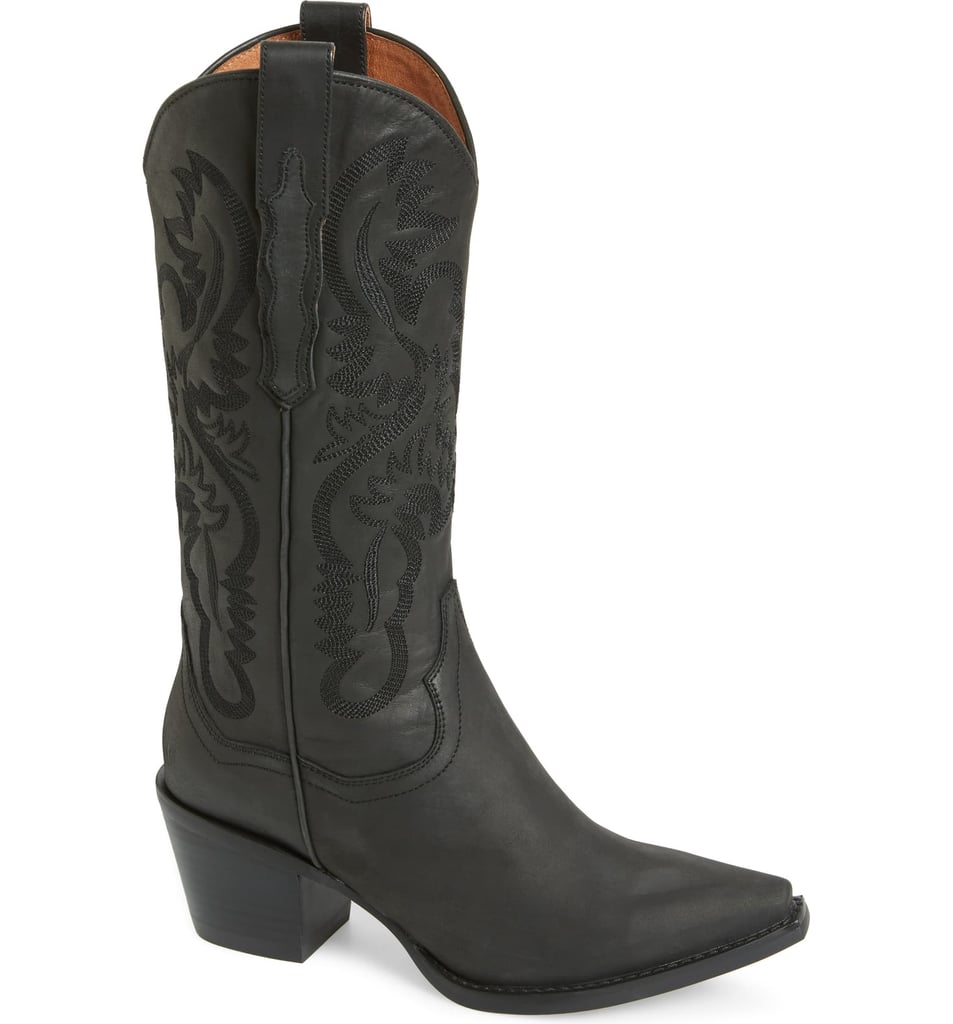 Black Cowboy Boots: Jeffrey Campbell Dagget Western Boot