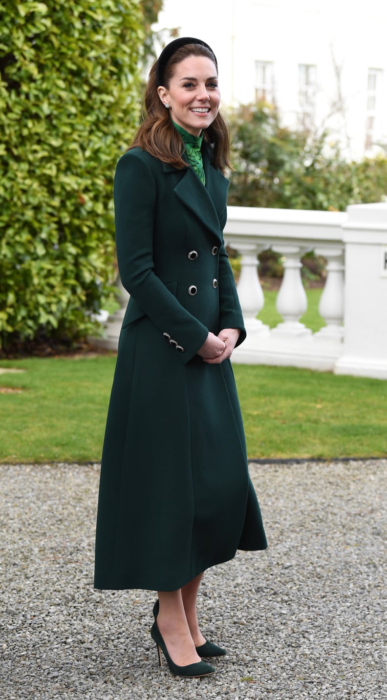 Kate Middleton Wearing a Green Outfit in Ireland