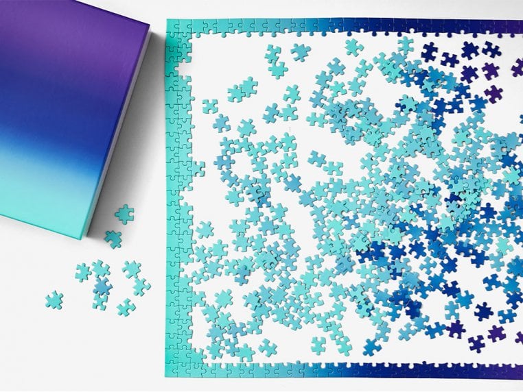 A Vibrant Form of Relaxation: Areaware Color Gradient Puzzle