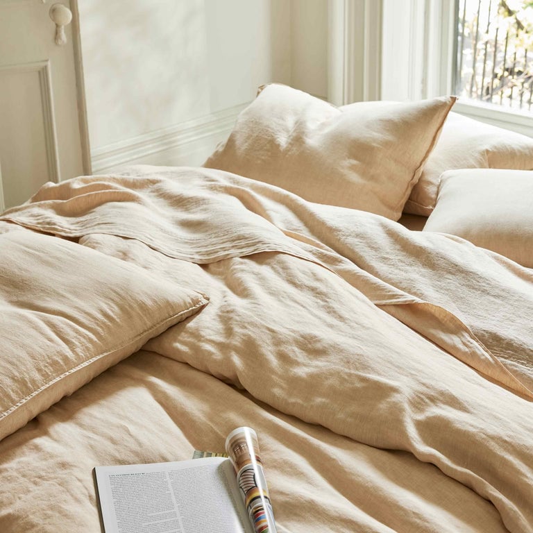 Olive + Crate Sheets - Eucalyptus Cooling Sheets for Hot Sleepers & Night Sweats, Full / Oatmeal