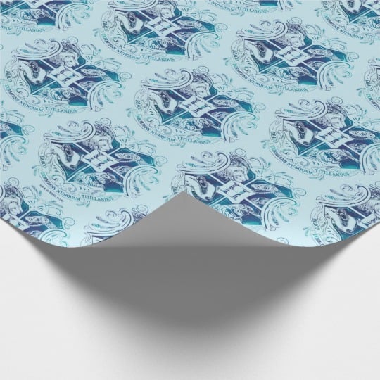 Harry Potter Aguamenti Hogwarts Crest Wrapping Paper