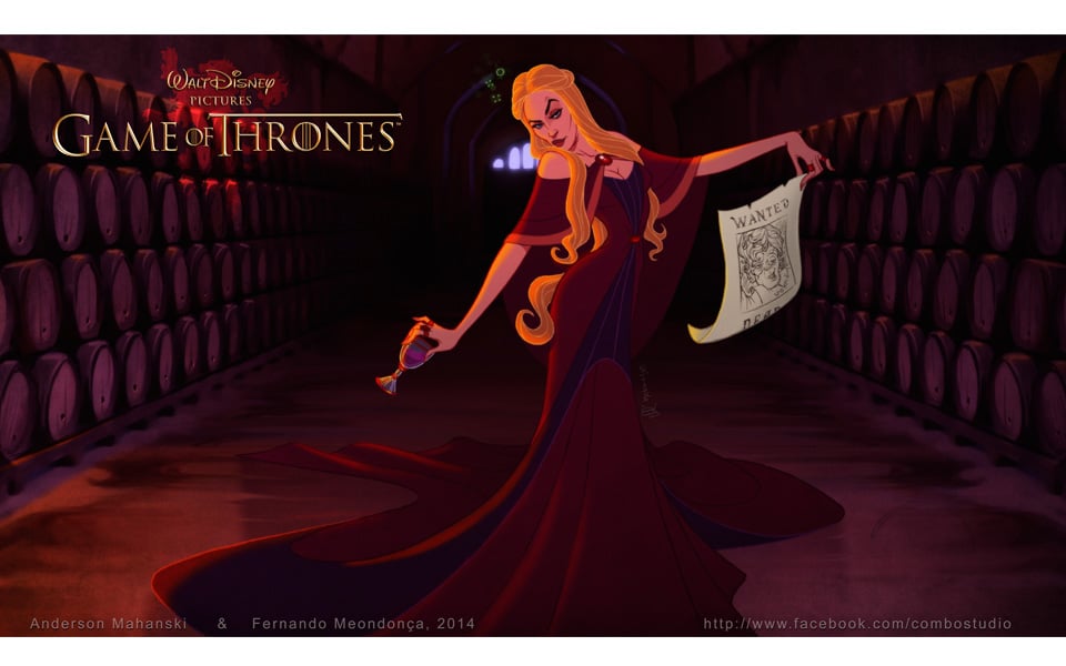 Cersei as a Disney Princess