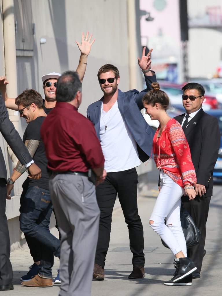 Chris Hemsworth Out in LA April 2016