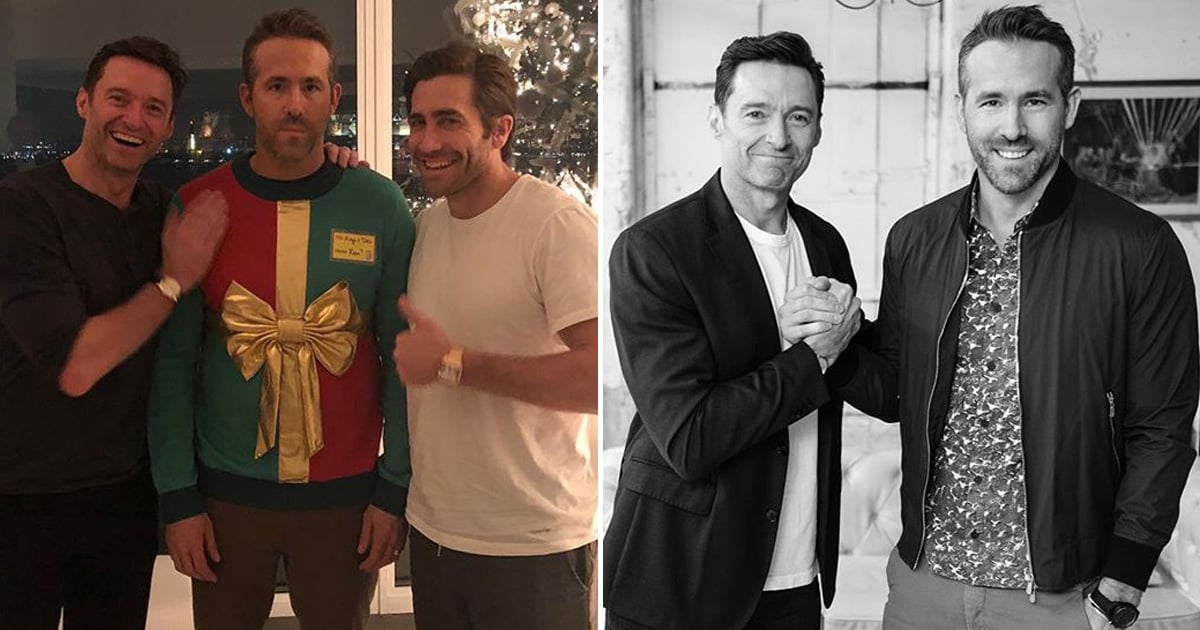 Ryan Reynolds And Hugh Jackmans Best Feud Moments Popsugar Celebrity 