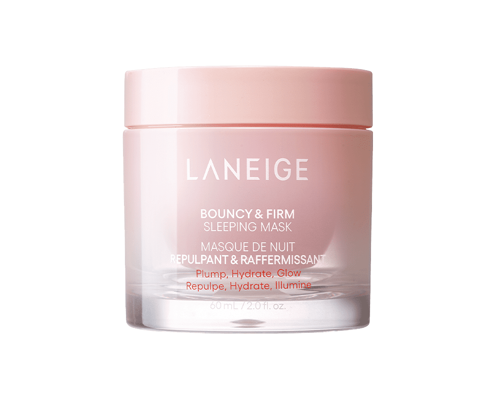 Laneige Bouncy + Firm Radiance Boosting Sleeping Mask ($36)

Skin permeability is higher in the evening, making it the optimal time to use potent masks and moisturizers. Most masks are meant to be worn for a few minutes, at most, but the new Laneige Sleeping Mask does as it says: works while you sleep. In addition to a revitalizing peony and collagen blend with peptides, hyaluronic acid and green tea probiotic lysate work to infuse skin with hydration overnight. The result: visibly plump, radiant skin by morning.