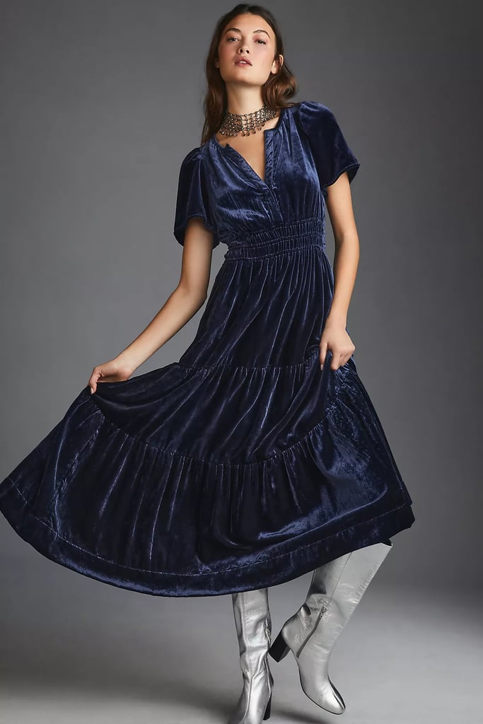 A Bestselling Velvet Dress: Anthropologie The Somerset Maxi Dress: Velvet Edition