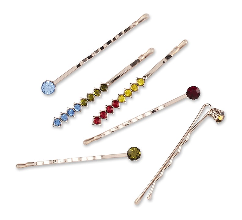 Sincerely Jules x Scunci Bobby Pin With Rainbow Stones 6-Pack