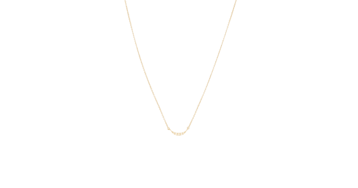 Mejuri new arrivals crescent necklace