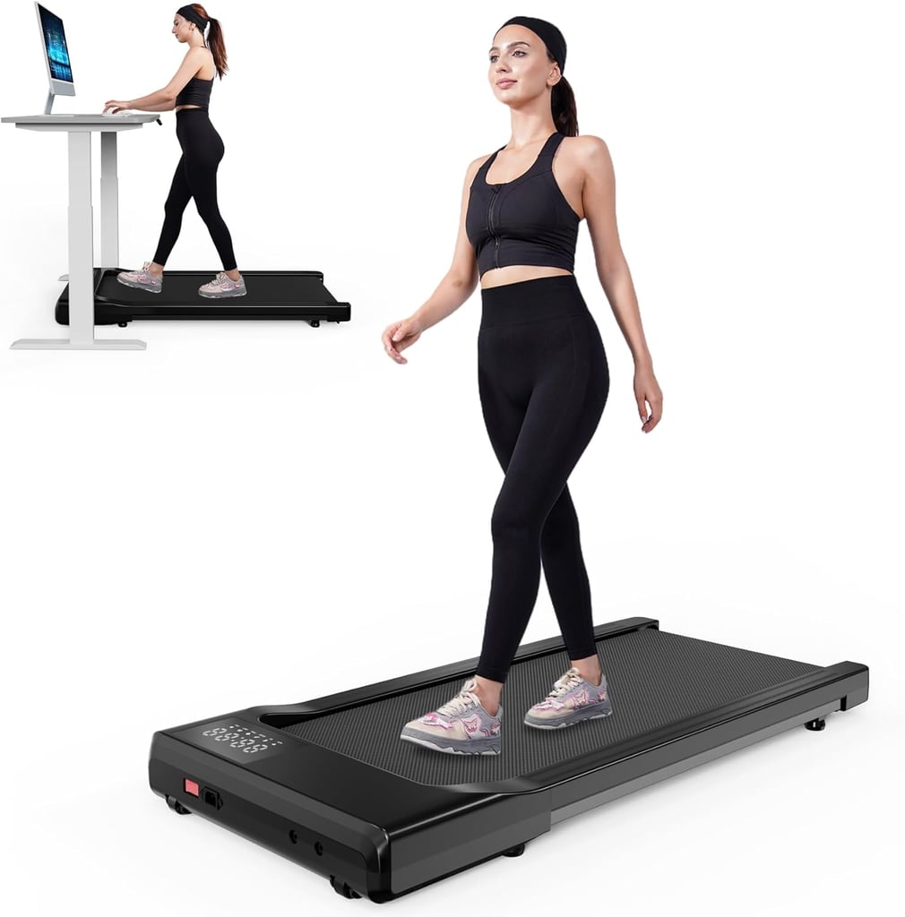 SupeRun Walking Pad ($94, originally $170)
If you've been searching for a way to stay active while working from home, the SupeRun Walking Pad is a great start and it's 45 percent off for Prime Day. It offers a quiet 2.5 HP motor with speeds up to 3.8 mph, making it ideal for light walking sessions. The remote control and LED display keep things simple, and its slim design fits right under your desk.