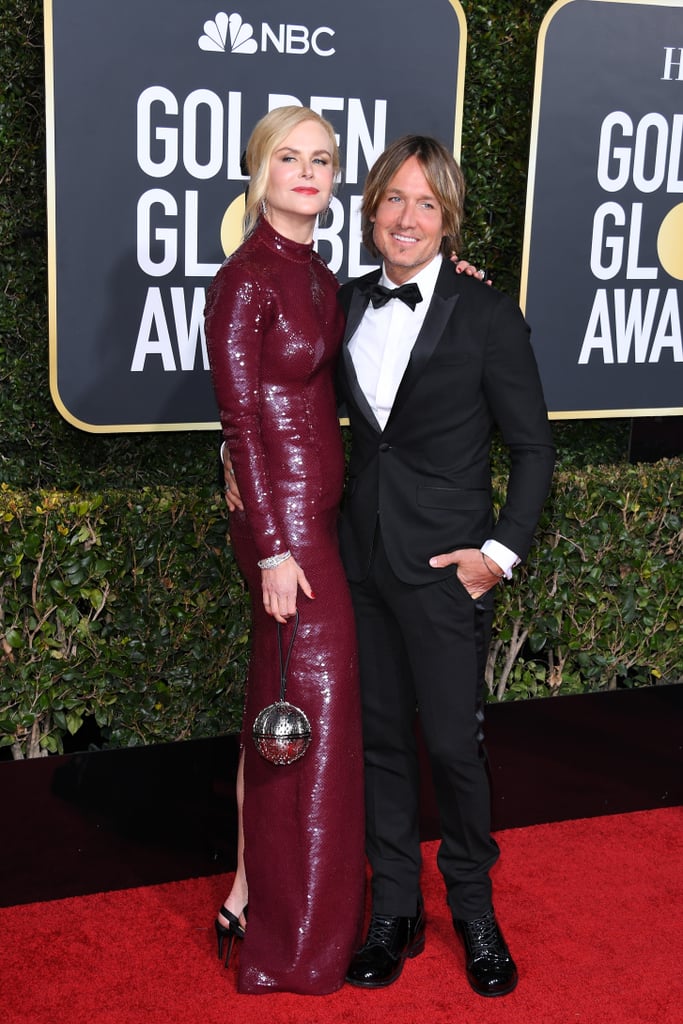 Nicole Kidman and Keith Urban at the 2019 Golden Globes