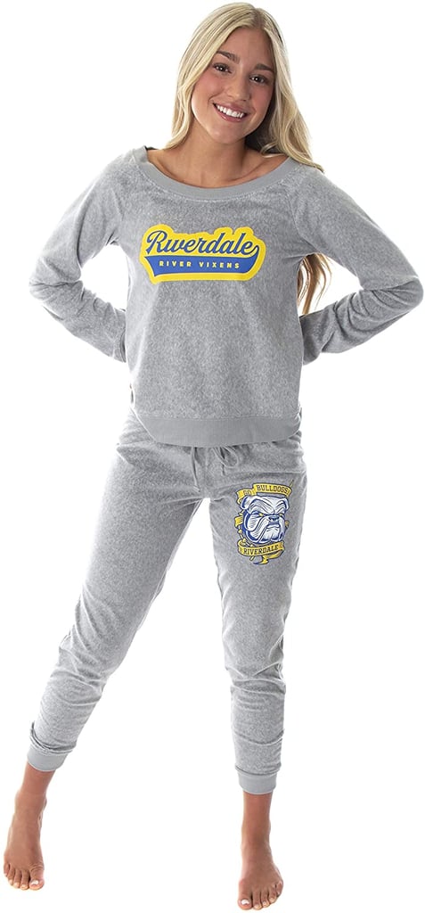 Riverdal River Vixens Go Bulldogs TV Show 2 Piece Loungewear Jogger Pajama Set